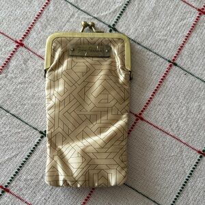 Jenny Packham Gold Geometric eye glass Clutch